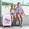 2 Pieces Kids Luggage Set 12 Inch Backpack and 16 Inch Kid Carry on Suitcase with Wheels - Gallery View 1 of 10