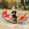 Outdoor Kids Seesaw Swivel Teeter for 3 to 8 Years Old-Red - Gallery View 1 of 12