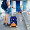 2PC Kids Luggage Set Rolling Suitcase & Backpack-Navy - Gallery View 1 of 9