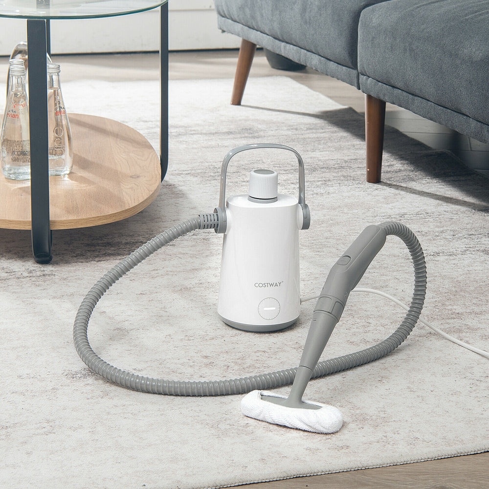 1000W Multifunction Portable Hand-held Steam Cleaner with 10 Accessories-Gray - Gallery View 1 of 10