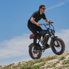 CycRun Pro Electric Mini Dirt Bike - rider on trail - action shot