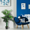 3.5 feet artificial Areca palm tree in a black pot, ideal for home decor and creating a warm, inviting atmosphere.