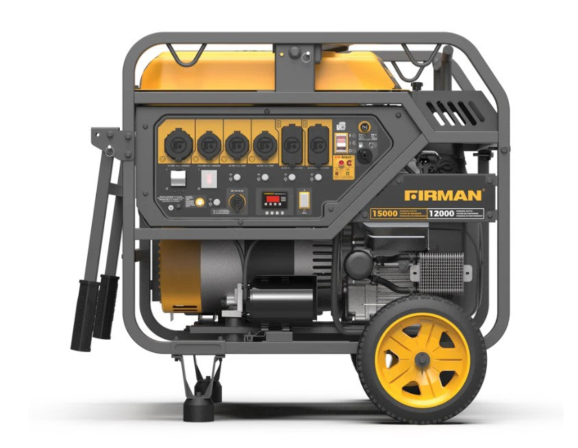 Firman P12002 Generator 12000W/15000W 50 Amp Electric Start Gas With CO Alert New