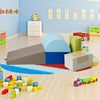 6 Piece Climb Crawl Play Set Indoor Baby Toddler-Gray - Gallery View 1 of 12