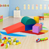 6 Piece Climb Crawl Play Set Indoor Kids  Toddler -Red - Gallery View 1 of 11