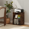 2-cube bookshelf in brown with adjustable shelf, ideal for organizing books and decorations in any space.