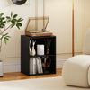 2-Cube Bookcase Floor Standing Open Bookshelf with 5-Position Adjustable Shelf-Black - Gallery View 1 of 10