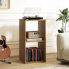 2 Cube Bookshelf with Back Guardrail for Living Room Bedroom-Natural - Gallery View 1 of 10