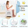 Ergonomic kids chair with supportive backrest and comfortable seat, ideal for reading or playtime in any room.