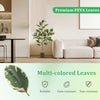 Artificial Bird of Paradise plant with multi-colored PEVA leaves, 4.3 feet tall, perfect for living rooms and offices.