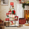 2 Pack Christmas Tree Photo Holder with 36 Round Clips and Metal Hanging Rack-Black - Gallery View 1 of 10
