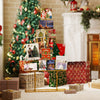 2 Pack Christmas Tree Photo Holder with 36 Round Clips and Metal Hanging Rack-Gloden - Gallery View 1 of 10
