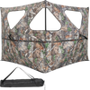 2-Panel Hunting Ground Blind Pop Up Fence with 3 Shoot Through Ports