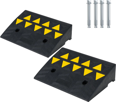 Costway 2-Pc Driveway Threshold Ramps 5/6