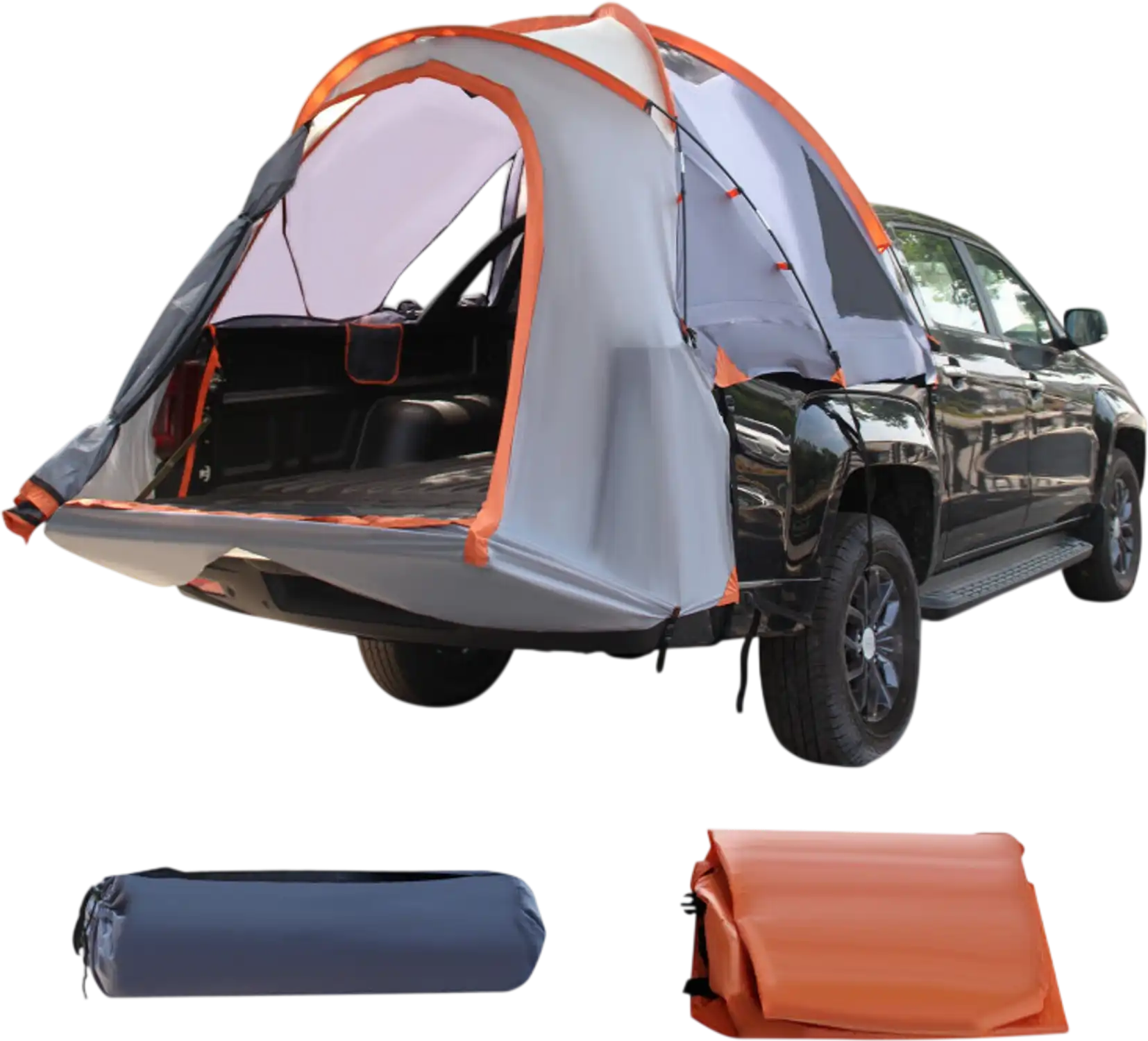 Costway 2 Person Portable Pickup Truck Tent w/ Carry Bag 07396418 New