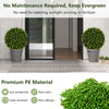 Faux decorative balls made of premium PE material, ideal for indoor and outdoor use, requiring no maintenance.