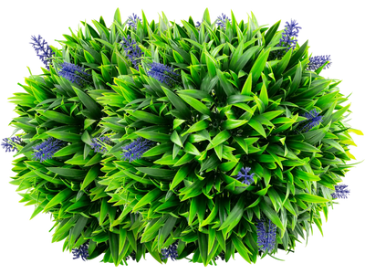 Costway Artificial Lavender Topiary Balls Flowers 2-Piece 61948752 New