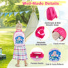 Kids' 12-inch mermaid backpack with adjustable straps, elastic pocket, and cute design for travel and outdoor.