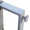 Close-up of the sturdy metal frame of the 2 Pieces Patio Furniture Sofa Set with adjustable foot pads for outdoor.