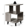 Modern wooden nightstand set featuring a stable structure, large storage space, and compact design for small spaces.
