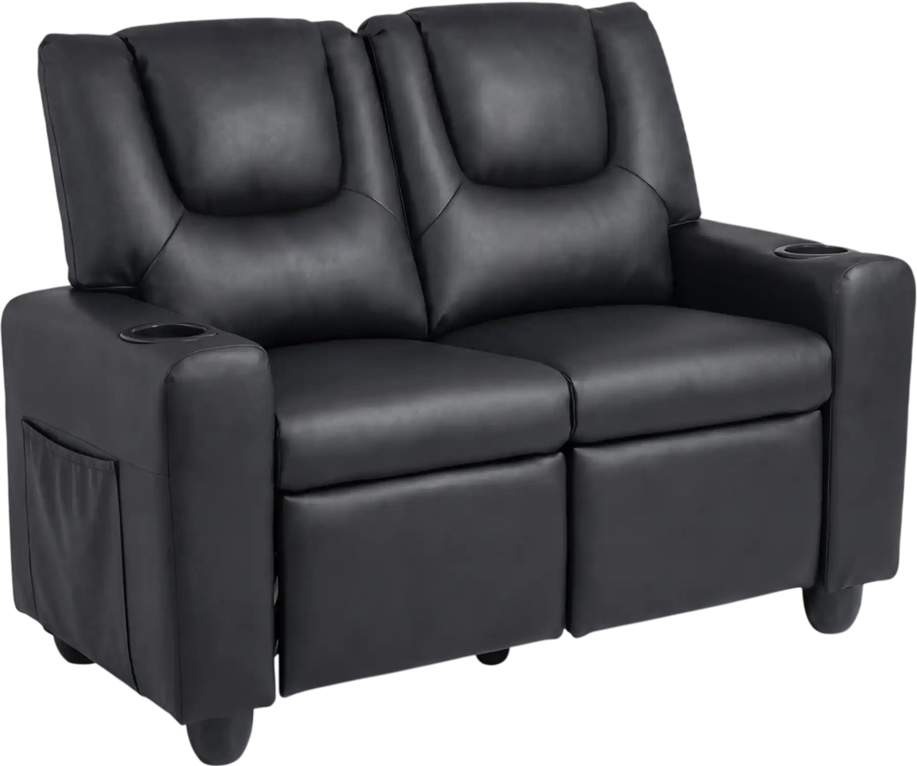 Costway 2-Seater Kids Recliner Sofa Chair w/ 2 Cup Holders 29732774 New