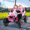 2-Seater Kids Ride on UTV with 2.4G Remote Control for over 3 Years Old Children-Pink - Gallery View 1 of 11