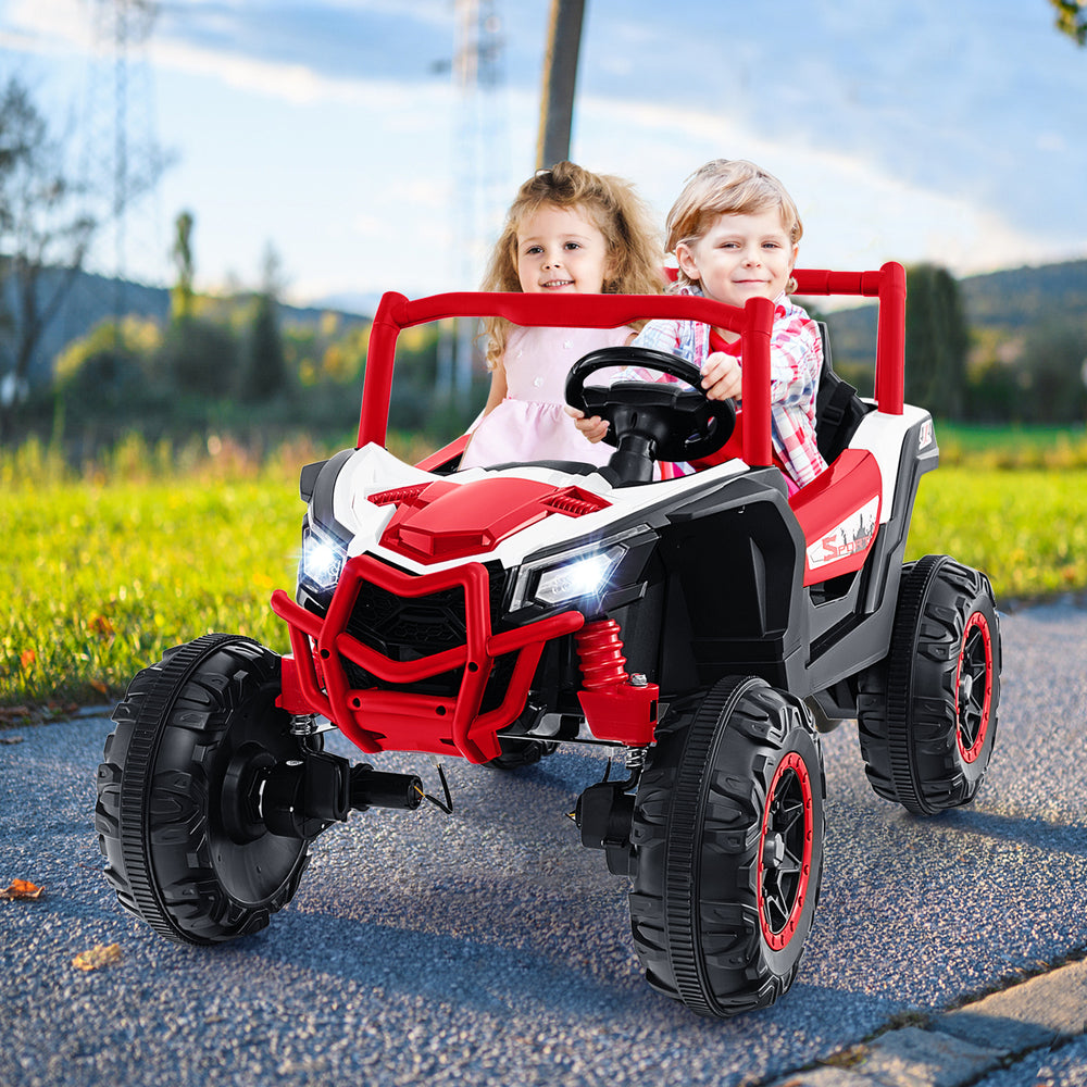 2-Seater Kids Ride on UTV with 2.4G Remote Control for over 3 Years Old Children-Red - Gallery View 1 of 11