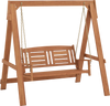 2-Seater Porch Swing with Stand Adjustable Chains