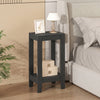 2-Tier Nightstand End Side Wooden Legs Table for Bedroom-Black - Gallery View 1 of 9