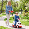 2-in-1 Ride On Push Car for Toddlers 1-3 Years Old Sliding Walker with Horn-Red - Gallery View 1 of 2