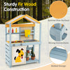 2 in 1 wooden mud kitchen with removable water box, featuring sturdy fir wood construction and double-sided play design.