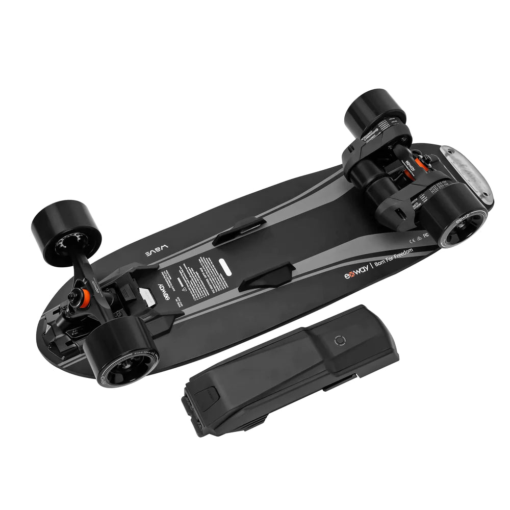 Exway Remote Exway Wave Electric Skateboard with Remote 99Wh Belt Drive Battery New ...