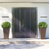 Set of 2 Square Taper Planter with Removable Inner Bucket and Optional Drainage Hole-M - Gallery View 1 of 9