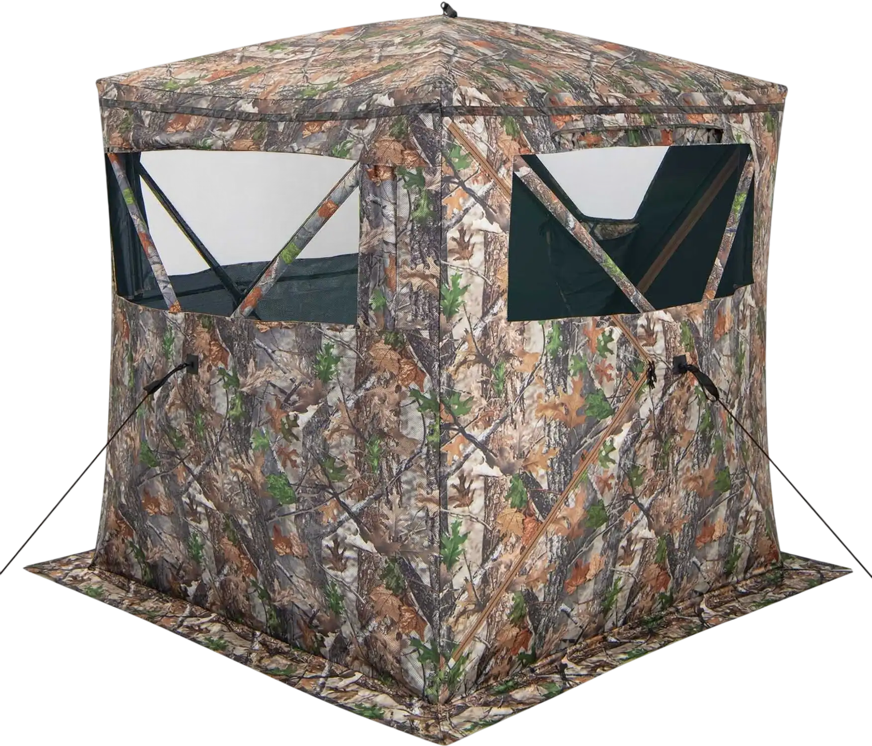 Costway 2-3 Person Portable Pop Up Hunting Blind Ground Tent w/ Carry Bag Storage Pocket 36172584 New