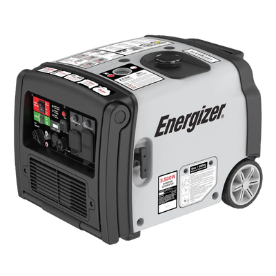 Energizer eZV3500P 3000W/3500W Gas Powered Inverter Generator with Remote Start New