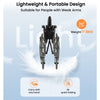 Vocic U31 3-in-1 Wheelchair Lightweight Manual Foldable 300 lbs Capacity New