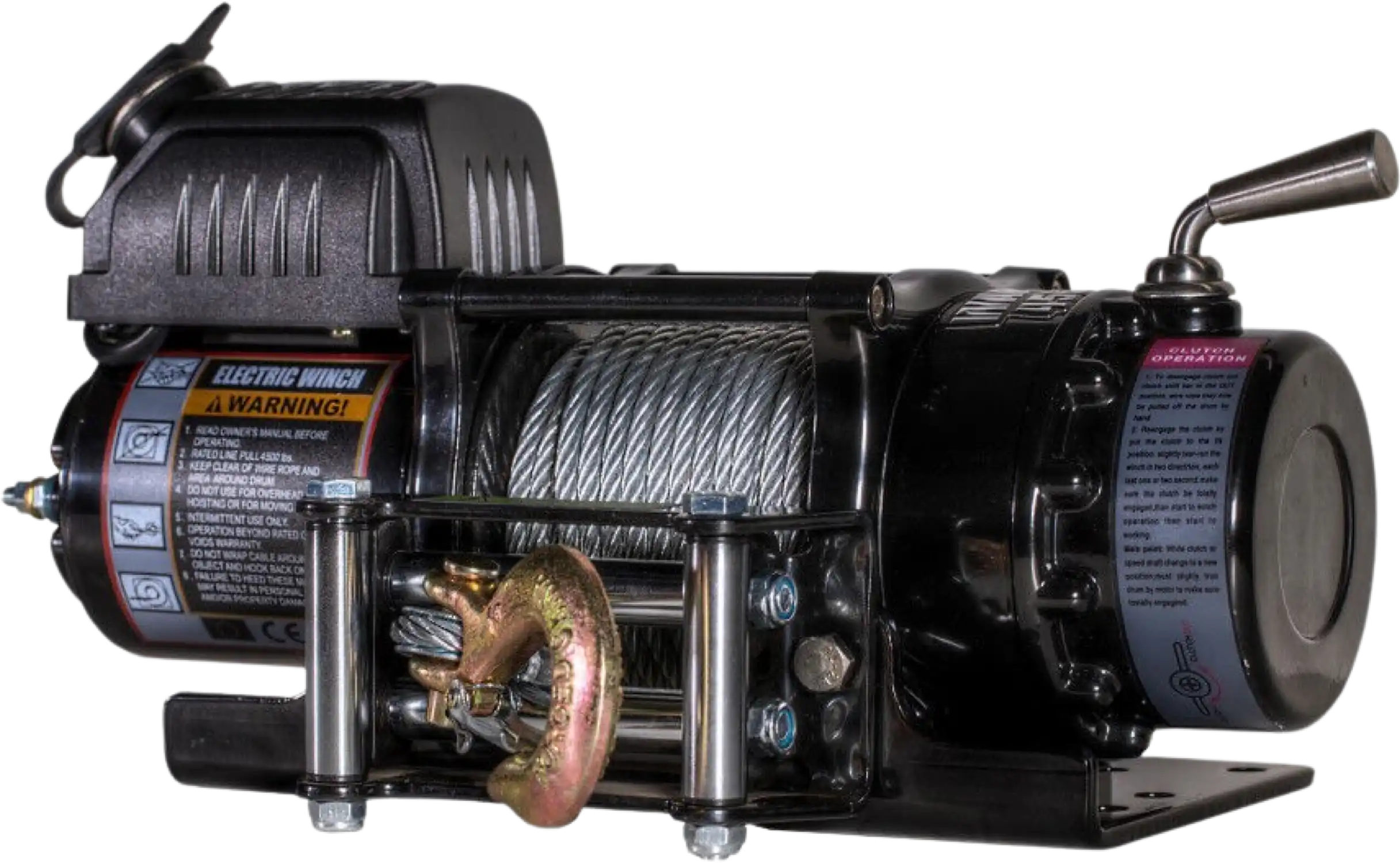 DK2 C4500N 4,500 lbs. Capacity Steel Cable Warrior Ninja Series Winch New
