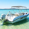 3-Bow/4-Bow Boat Bimini Top Sun Shade Boat Canopy with Storage Boot-3-Bow - Gallery View 1 of 10