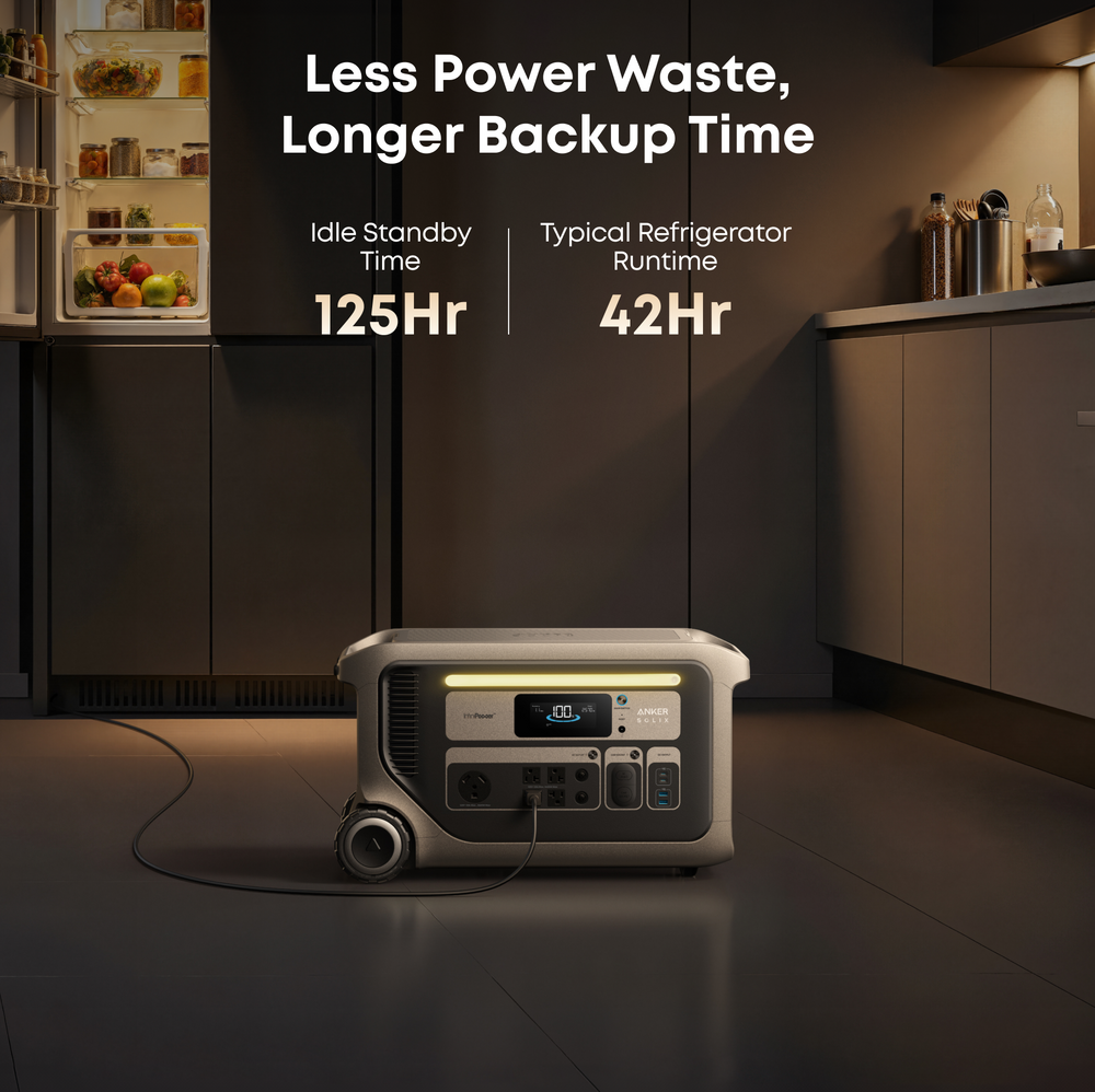 Anker SOLIX F3000 Portable Power Station 3072Wh 3600W Manufacturer RFB