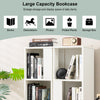 3-tier 6-cube freestanding bookcase in white with open compartments for versatile storage and display in any room.