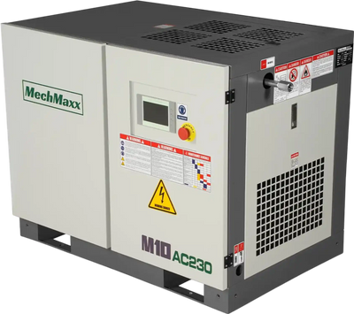 MechMaxx M10AC230 Air Compressor 10HP Rotary Screw 32 CFM 116 PSI 230V 3-Phase Industrial-Grade New