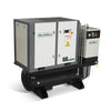 20HP Combined Rotary Screw Air Compressor with Dryer & 105-Gal ASME Tank | 78 CFM,  116 PSI,  230V 3-Phase - Industrial Grade