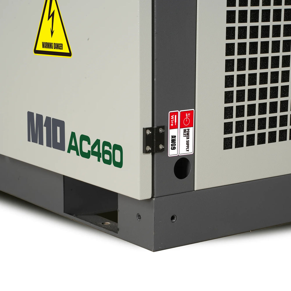10HP Rotary Screw Air Compressor - 32 CFM,  116 PSI,  460V 3-Phase | Industrial-Grade