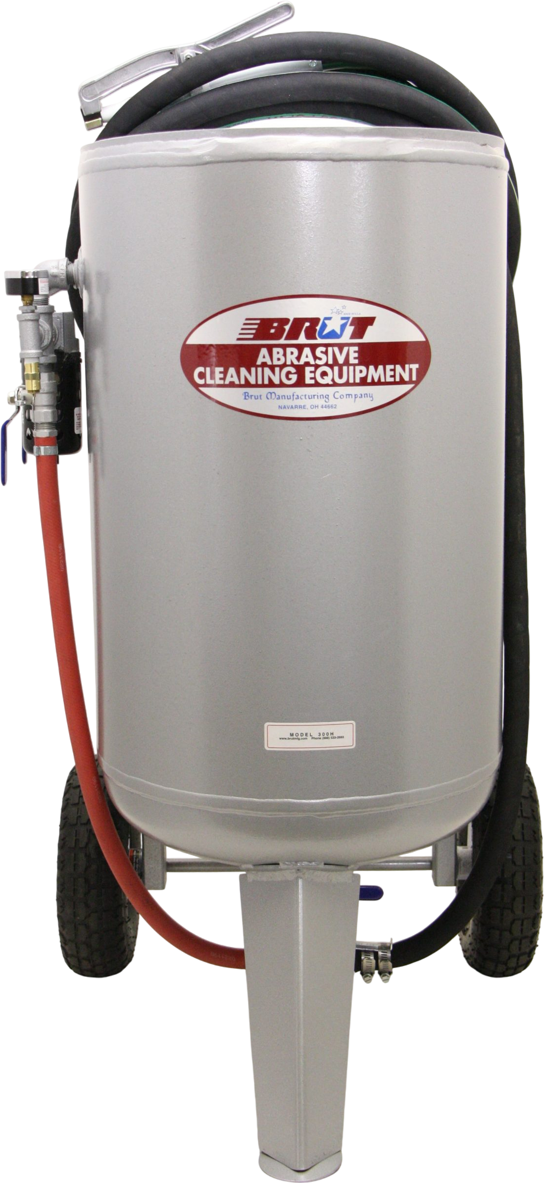 Brut 300H Pressure Fed Abrasive Sand Blaster 250-300 Lb Capacity Heavy Duty New