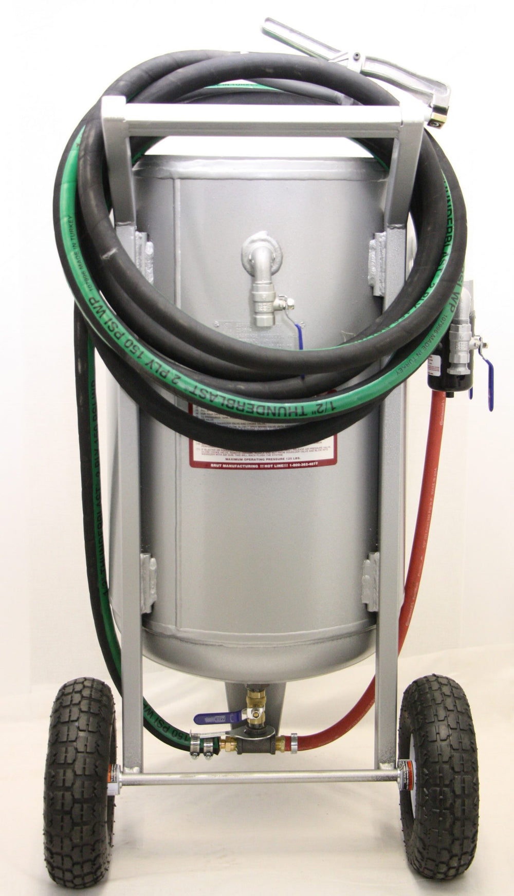 Brut 300H Pressure Fed Abrasive Sand Blaster 250-300 Lb Capacity Heavy Duty New