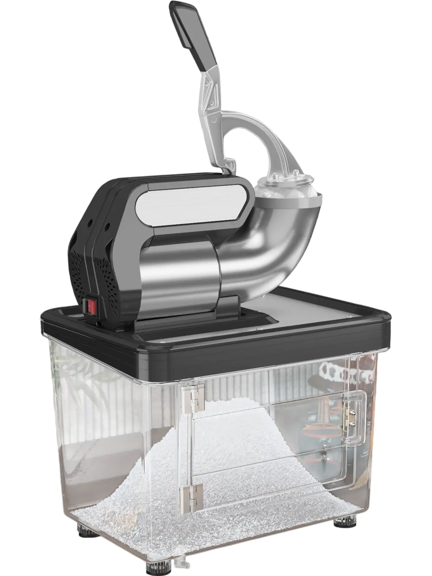 Costway 300W Commercial Ice Crusher Dual Blades Safety Switch Black 38975462 New