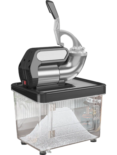 Costway 300W Commercial Ice Crusher Dual Blades Safety Switch Black 38975462 New