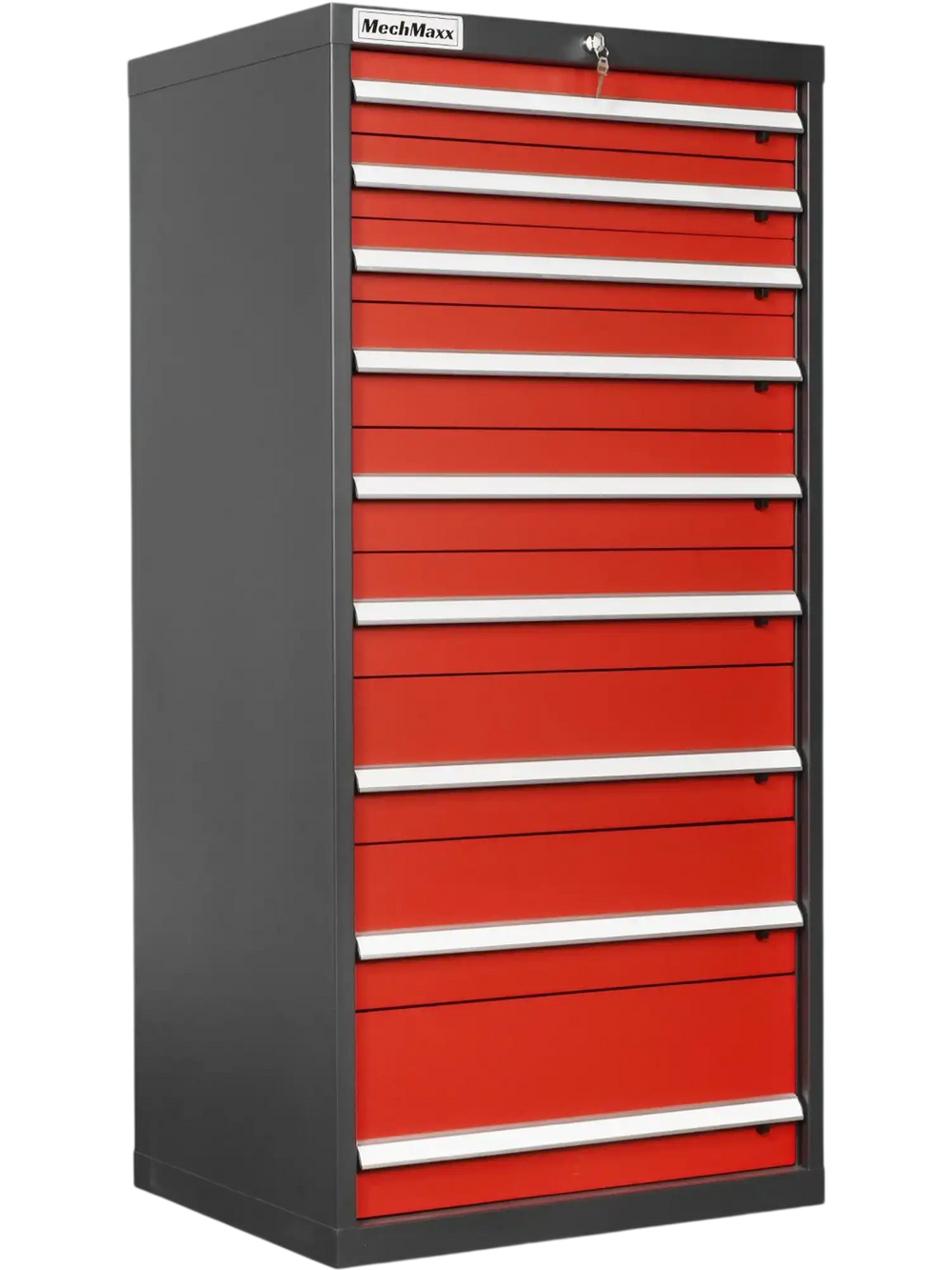 Heavy Duty Modular Drawer Cabinet – 9 Drawer, 59" H x 28.5" W x 22.5" D Tool Storage Organizer, Steel Construction