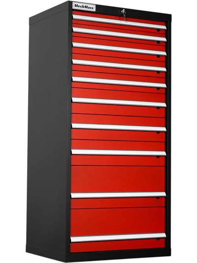 MechMaxx MD59B11 Tool Box Heavy Duty Modular 11 Drawer Steel Tool Storage Organizer Cabinet 59