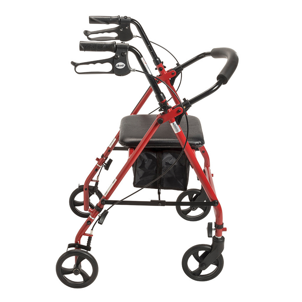 Drive Medical R800KD-RD Steel Rollator Walker 6 Drive Medical R800KD-RD Steel Rollator Walker 6